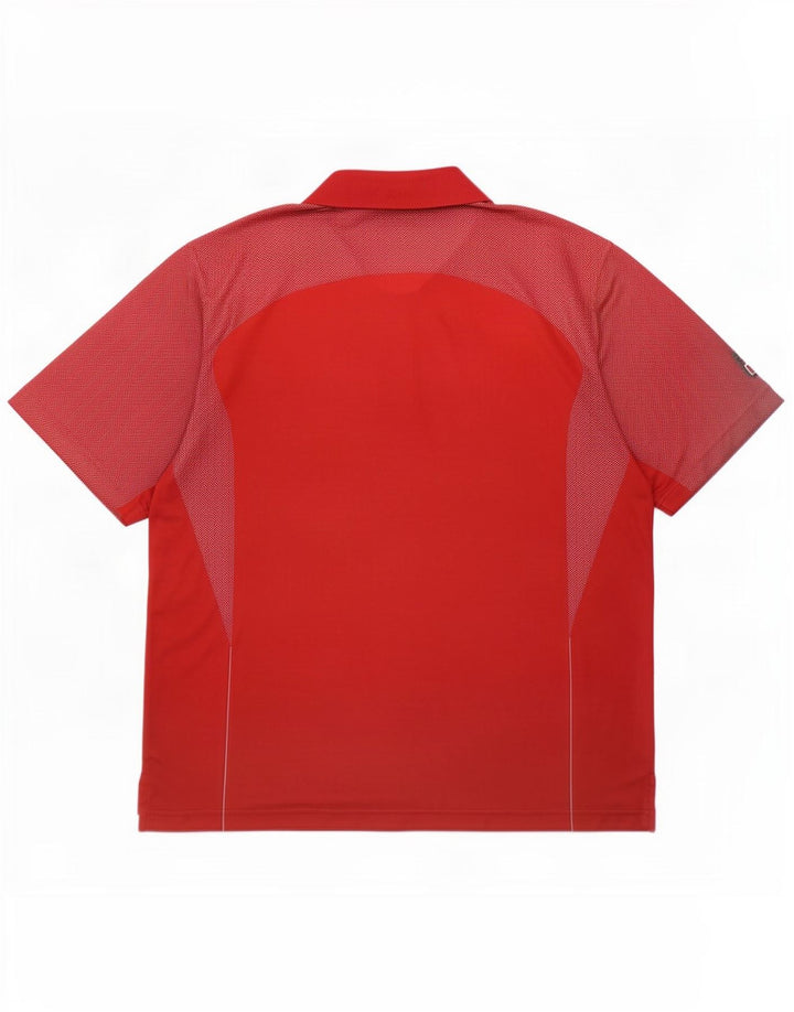 Izod Polo Shirt til mænd XL Rød Polyester