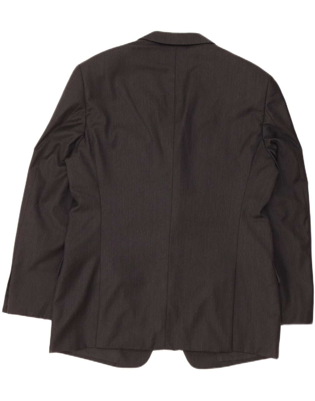 ARMANI COLLEZIONI Mens 3 Button Blazer Jacket IT 52 XL Black Wool