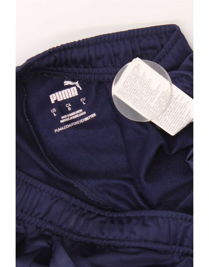 Puma Herre træningsdragt Bukser Large Navy Blue Polyester