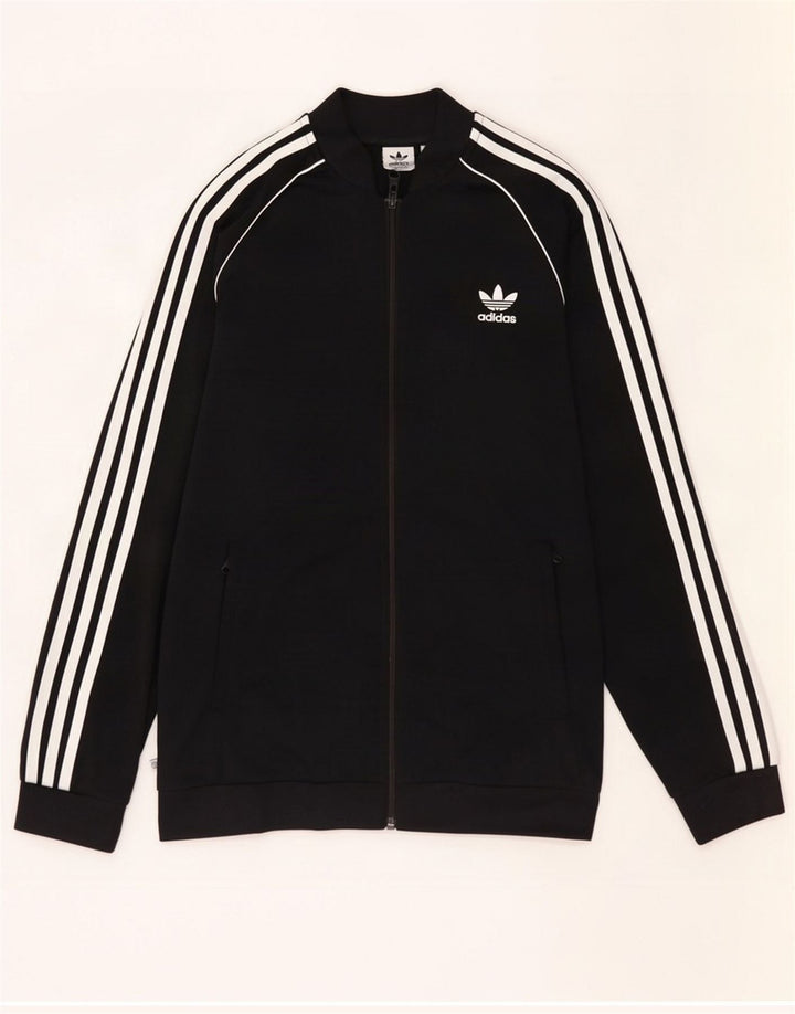 Adidas Drenge træningsdragt topjakke 15-16 år Sort Polyester