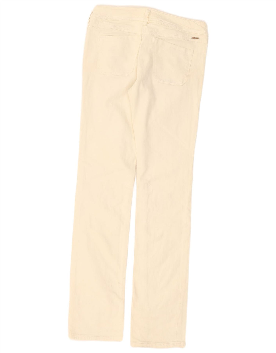 Diesel Dame Lowky Slim Jeans W30 L34 Off White Bomuld