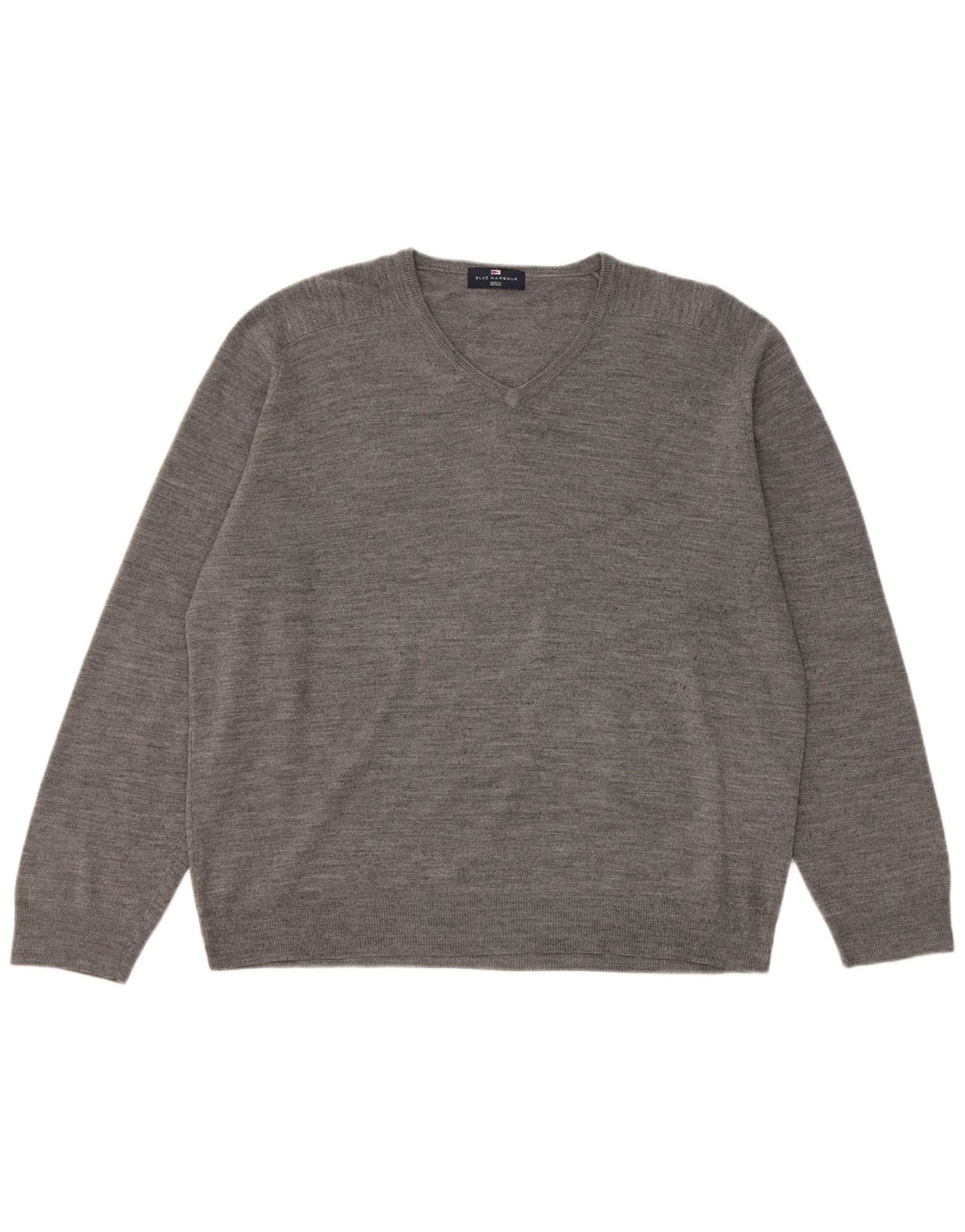 Marks & Spencer Herre V-hals sweater XL Grå Akryl
