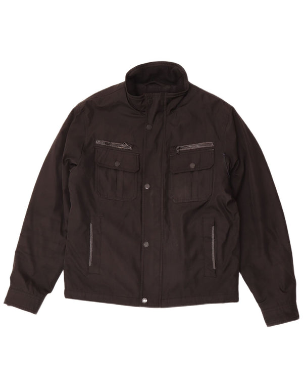 Michael Kors Herre Utility Jacket UK 38 Medium Sort Polyester