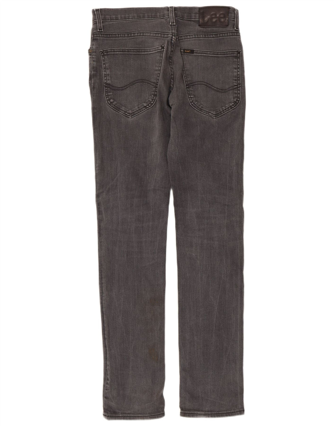 LEE Herre Jegger Straight Jeans W30 L32 Grå Bomuld