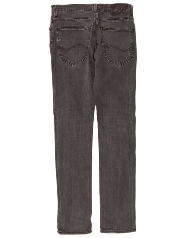 LEE Herre Jegger Straight Jeans W30 L32 Grå Bomuld