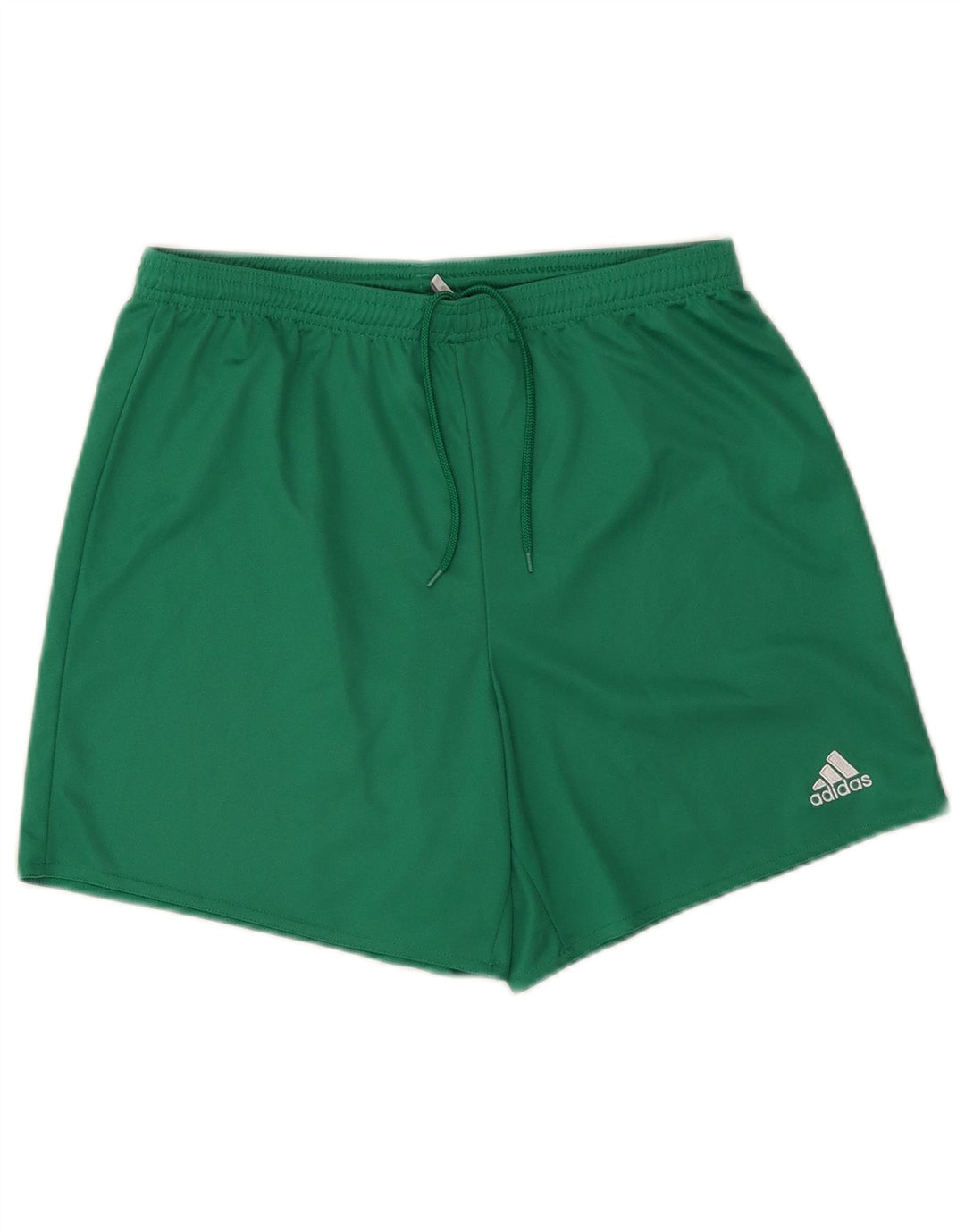Adidas Womens Climalite Sportshorts UK 12/14 Medium Green Polyester