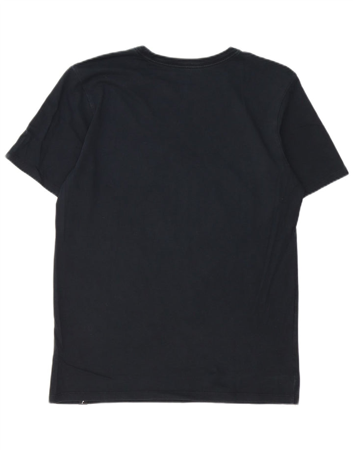 Jordan Herre grafisk T-shirt Top Medium Marineblå Bomuld