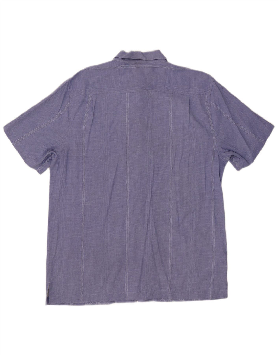 Tommy Bahama Kortærmet Herreskjorte Large Blue Floral Silke