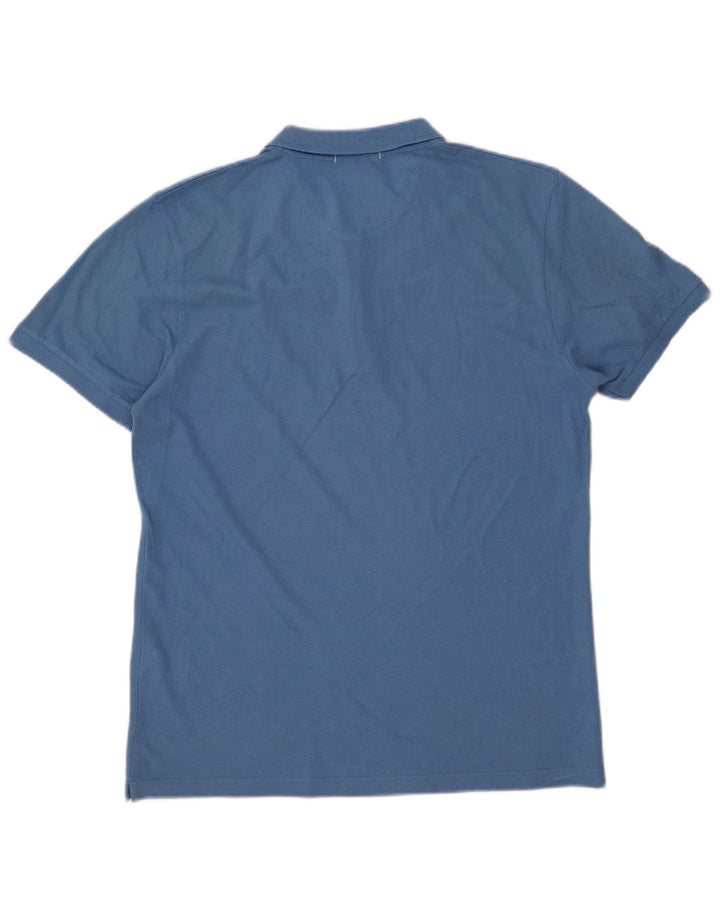 Dkny Herre Polo Shirt Large Blue