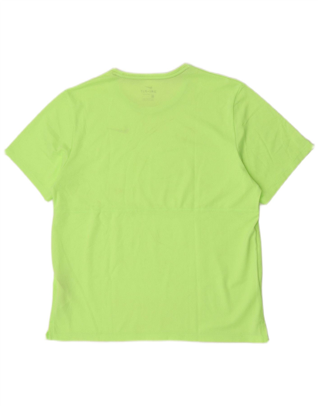 Nike Herre Dri Fit Running T-Shirt Top Stor Grøn Polyester