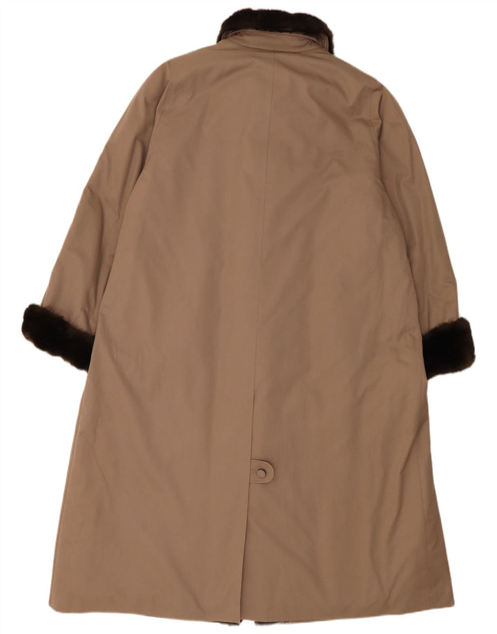 Valmeline Dame Overfrakke UK 20 2XL Brun Polyester