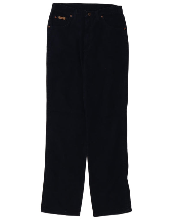 Wrangler Herre Texas Straight Corduroy Bukser W32 L34 Marineblå Bomuld