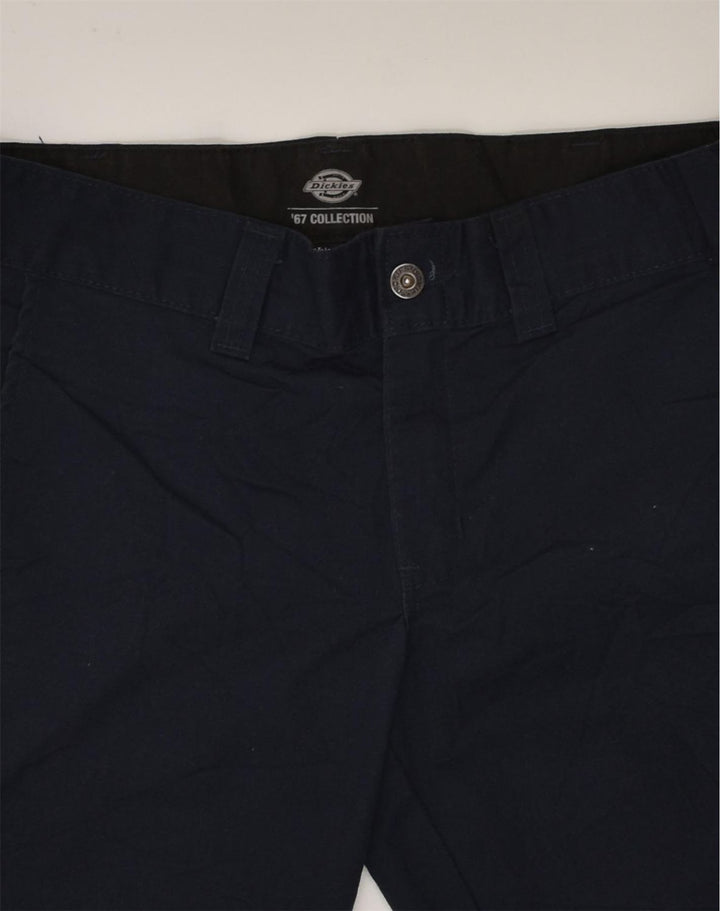 DICKIES Womens Straight Casual Trousers W32 L29  Navy Blue | Vintage Dickies | Thrift | Second-Hand Dickies | Used Clothing | Messina Hembry 