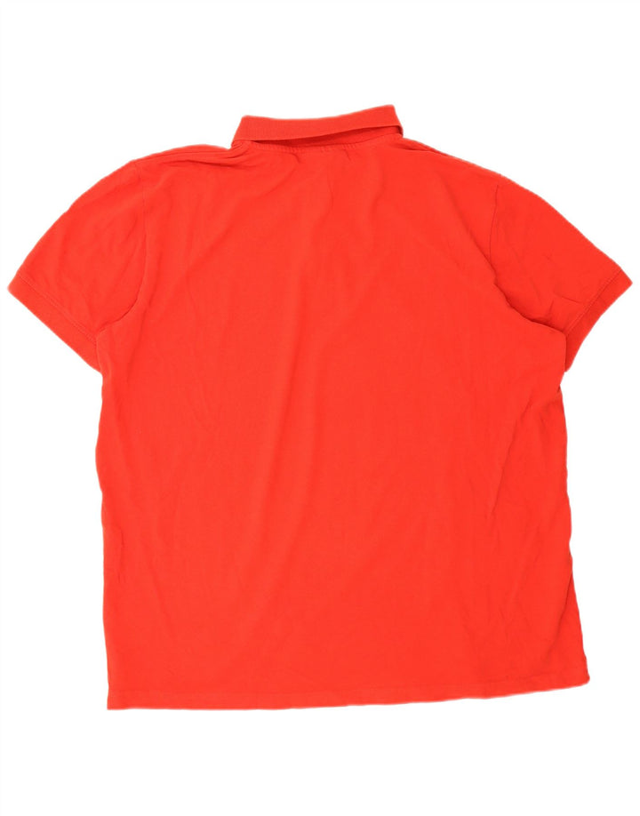 KAPPA herre poloshirt 2XL rød bomuld