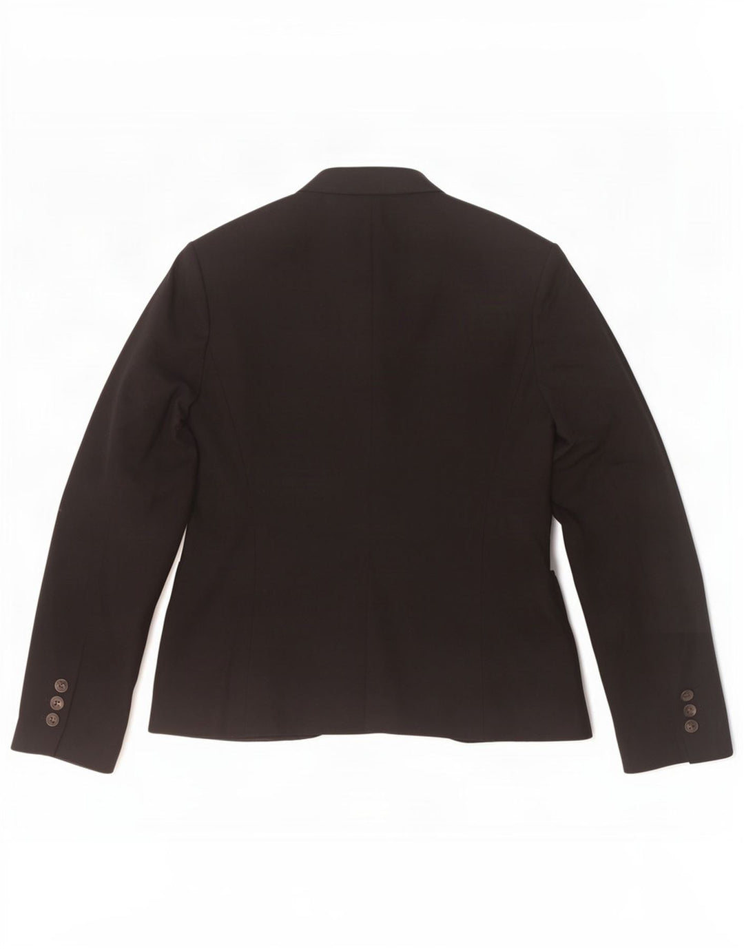 Zara Dame 1-knaps blazerjakke EU 38 Lille sort polyester