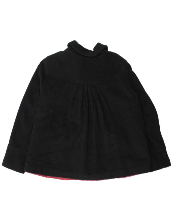 Jack Wills Womens Pea Coat UK 12 Medium Black Wool