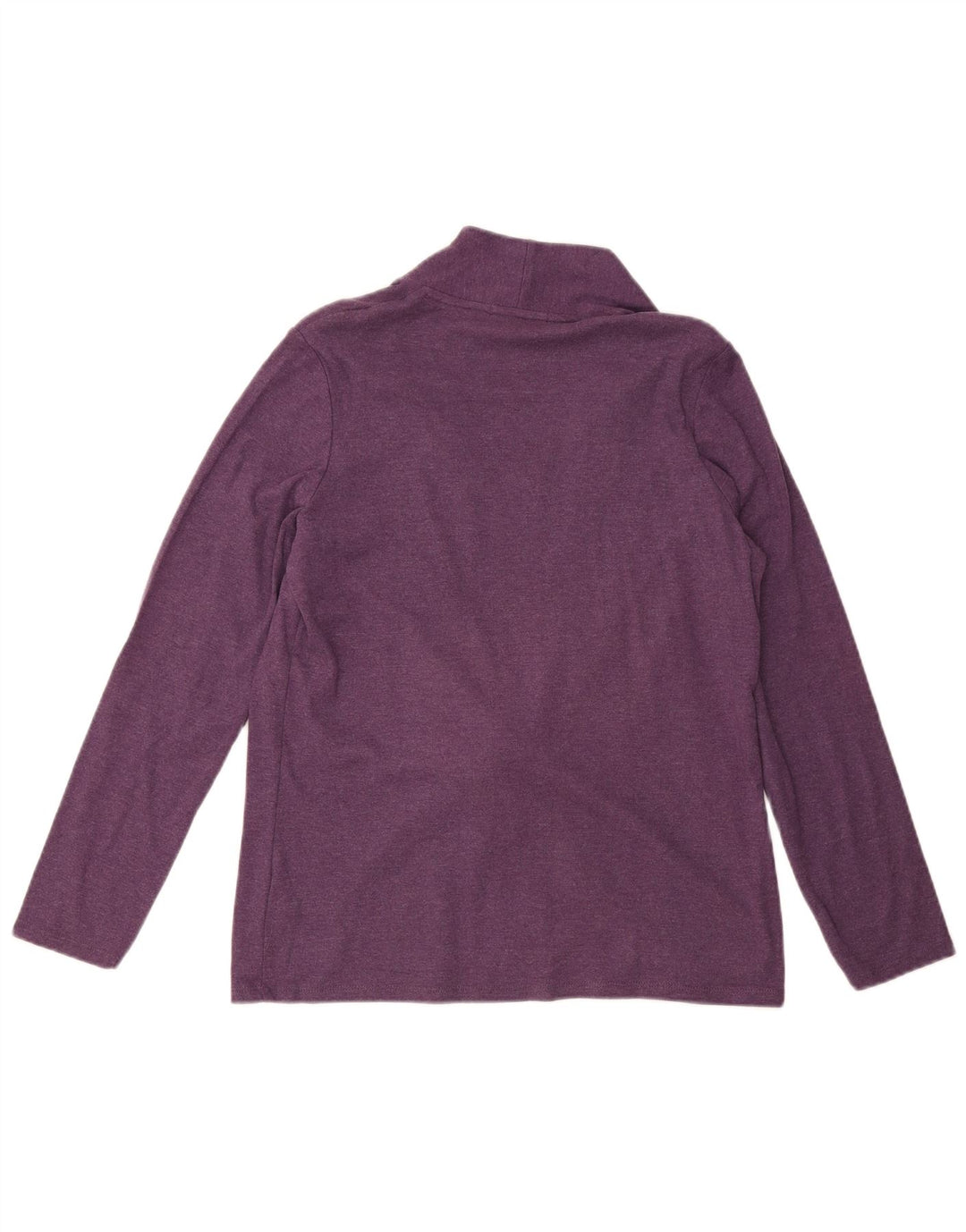 MARKS & SPENCER Womens Front Tie Cardigan Top UK 14 Large  Purple Striped