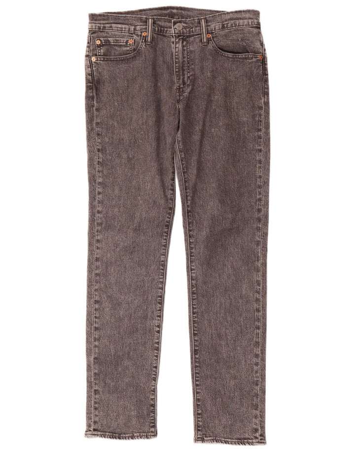 Levi's Herre 511 Slim Jeans W32 L32 Grå Flecked Bomuld