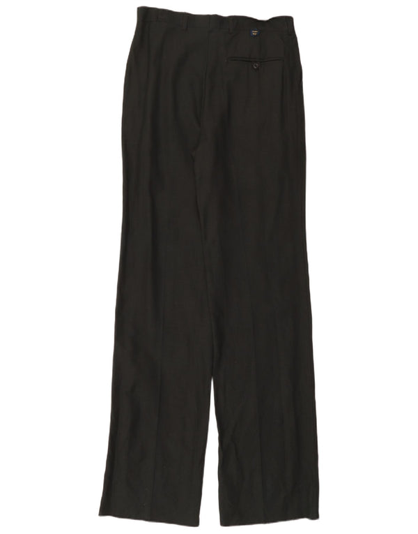 Vintage Herre Pegged Chino Bukser W30 L36 Sort Viscose