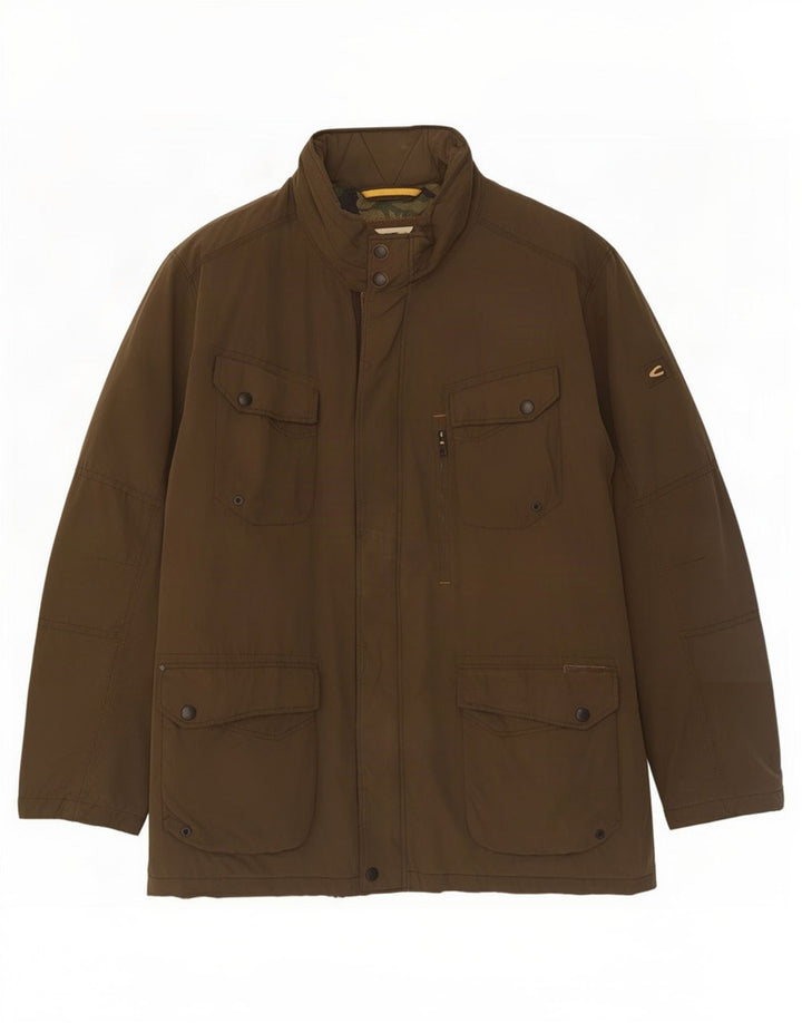 Camel Active Herre Utility Jacket UK 48 4XL Beige Polyester