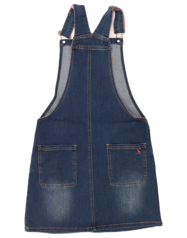 JOULES Pige Denim Dungaree kjole 11-12 år Blå Bomuld