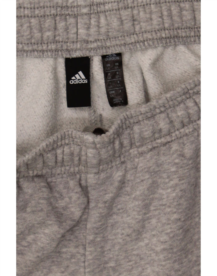 ADIDAS Mens Tracksuit Trousers Joggers Large  Grey Vintage Adidas and Second-Hand Adidas from Messina Hembry 