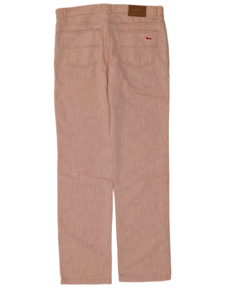 Harmont & Blaine Straight Jeans til mænd W32 L35 Pink Bomuld