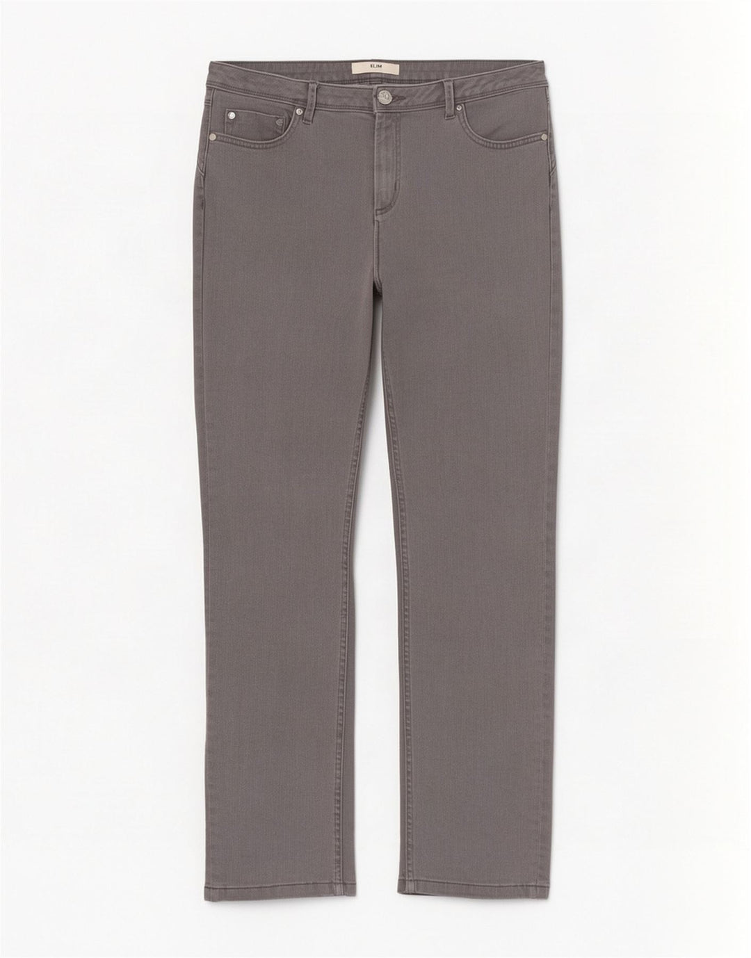 Marks & Spencer Dame Crop Slim Jeans UK 12 Medium W30 L26 Grå Bomuld