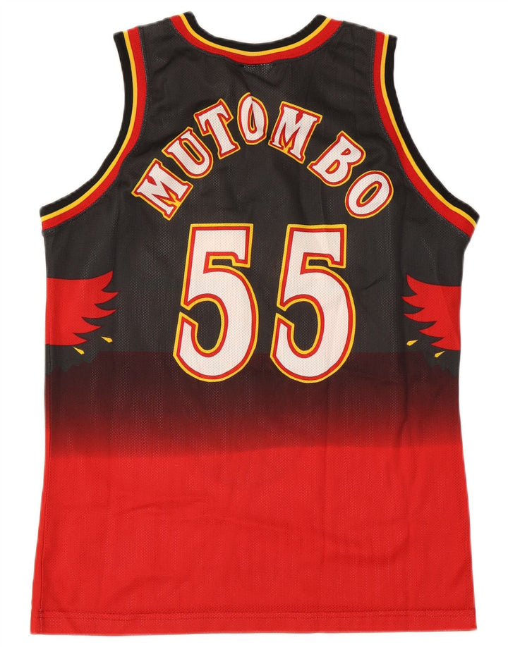 Champion Herre 1996-99 Atlanta Hawks Mutombo Udebanetrøje Top Medium Rød