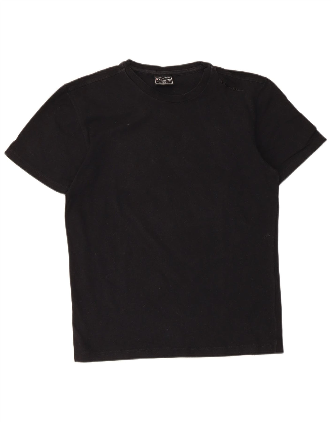 Champion Herre T-Shirt Top Stor Sort Bomuld