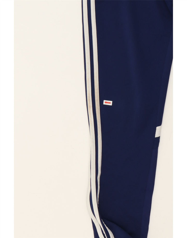 ADIDAS Boys Climacool Tracksuit Trousers 13-14 Years Navy Blue Polyester Vintage Adidas and Second-Hand Adidas from Messina Hembry 