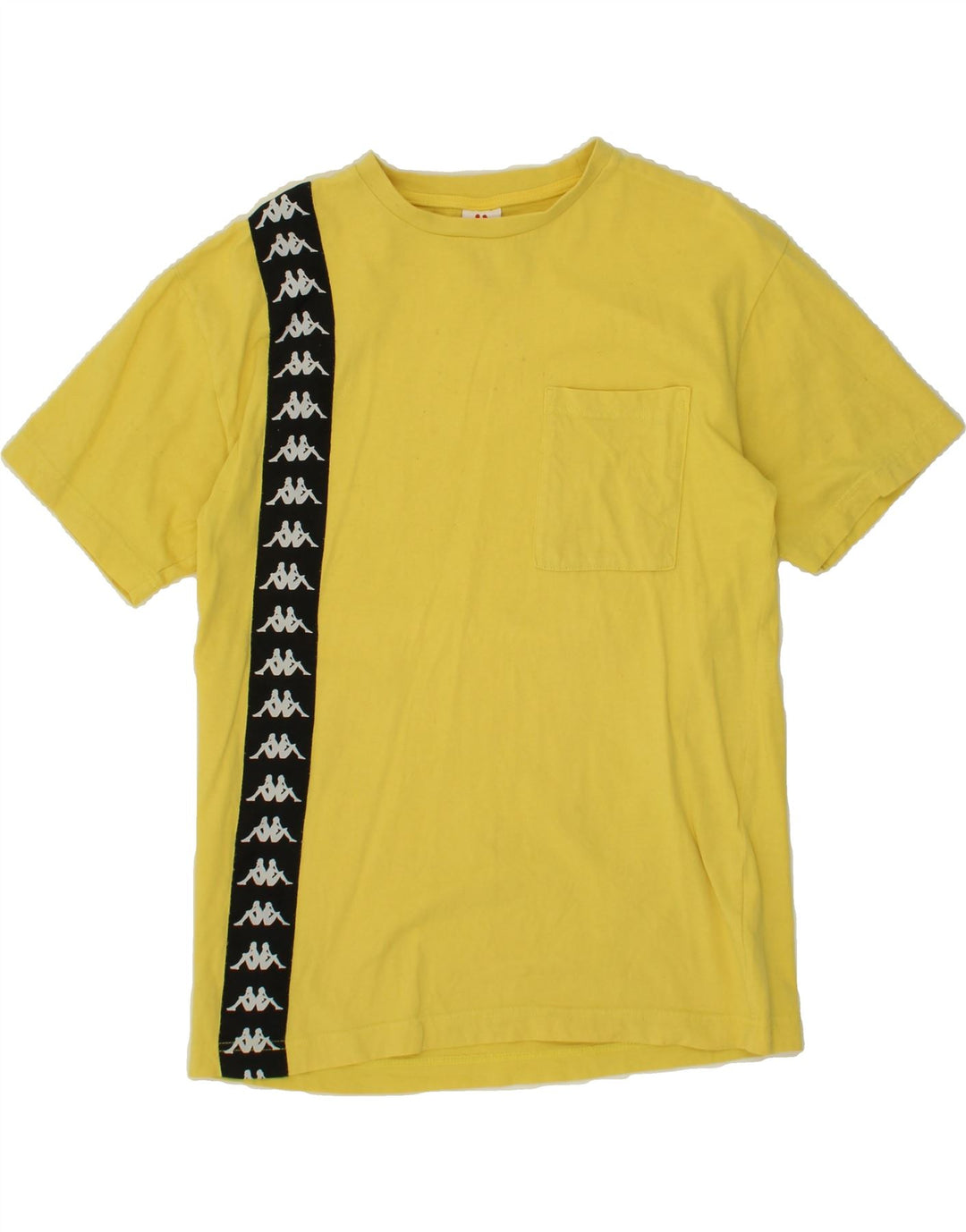 KAPPA Mens Graphic T-Shirt Top Medium Yellow Cotton Vintage Kappa and Second-Hand Kappa from Messina Hembry 