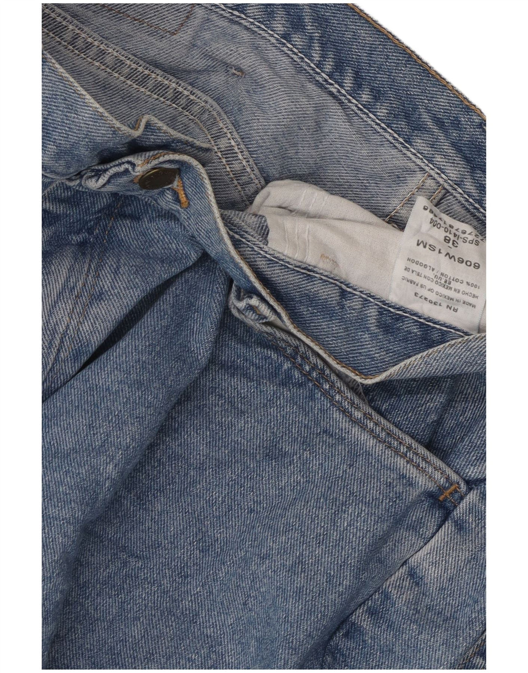 WRANGLER Denimshorts til mænd W38 XL Blå Bomuld