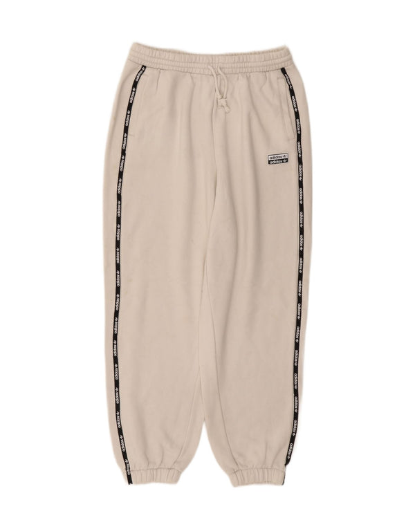 Adidas Dame Grafisk træningsdragt Bukser Joggers UK 18 XL White Sports