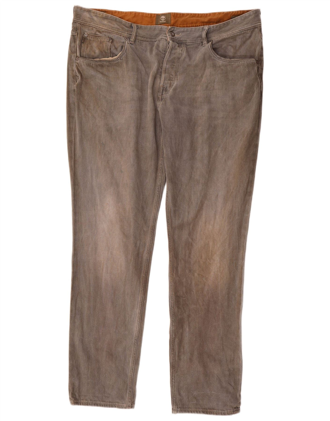 Timberland Mens Slim Jeans W42 L34 Grå Bomuld