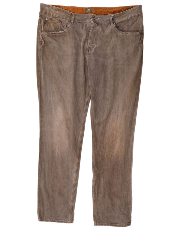 Timberland Mens Slim Jeans W42 L34 Grå Bomuld