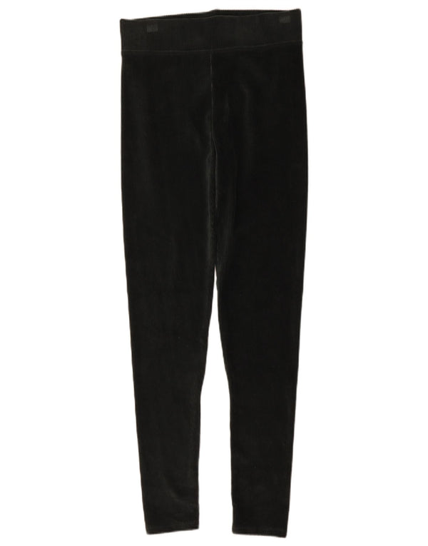 Marks & Spencer Womens Corduroy Leggings UK 8 Small Green Cotton
