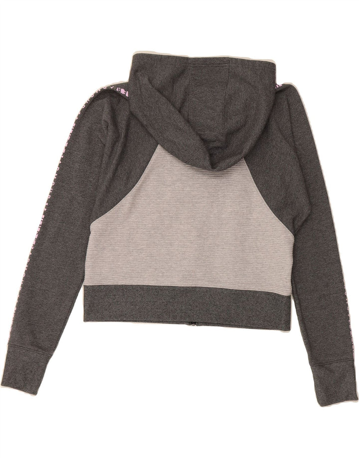 UNDER ARMOUR Womens Graphic Full Tracksuit UK 14 Medium Grey Colourblock Vintage Under Armour and Second-Hand Under Armour from Messina Hembry 