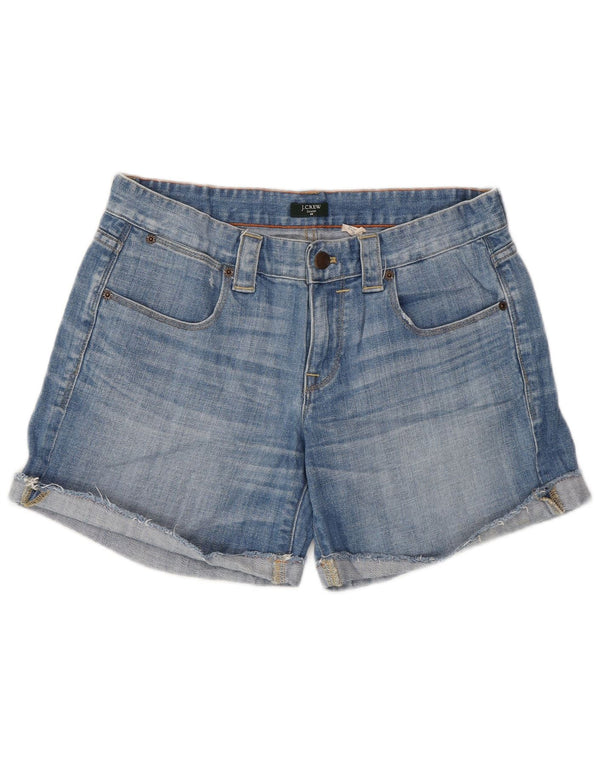 J. CREW Dames denimshorts US 6 Medium W30 Blue Cotton