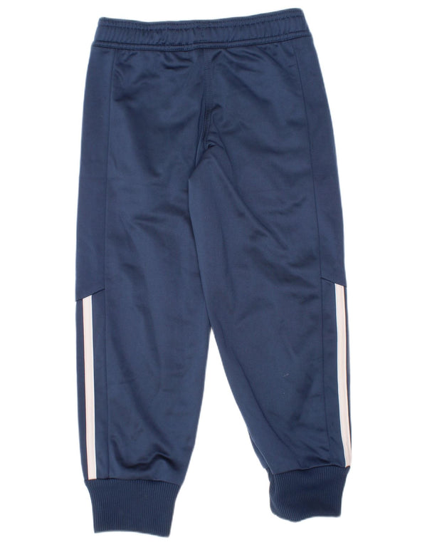 Adidas Drenge Træningsdragt Bukser Joggers 4-5 År Marineblå Polyester