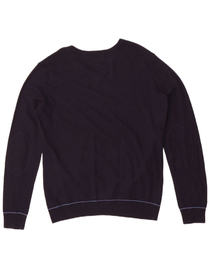 Marlboro Classics Herre V-hals sweater 2XL marineblå polyamid