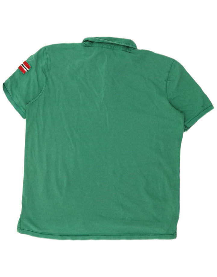 Napapijri herre poloshirt 2XL Grøn