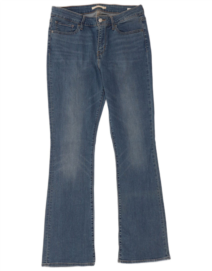 Levi's Dame 715 Bootcut Jeans W32 L32 Blå Bomuld