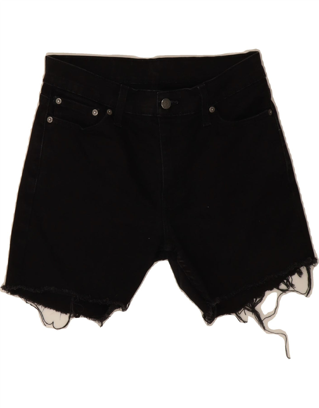 LEVI'S Womens 511 Denim Shorts W30 Medium Black Cotton Vintage Levi's and Second-Hand Levi's from Messina Hembry 