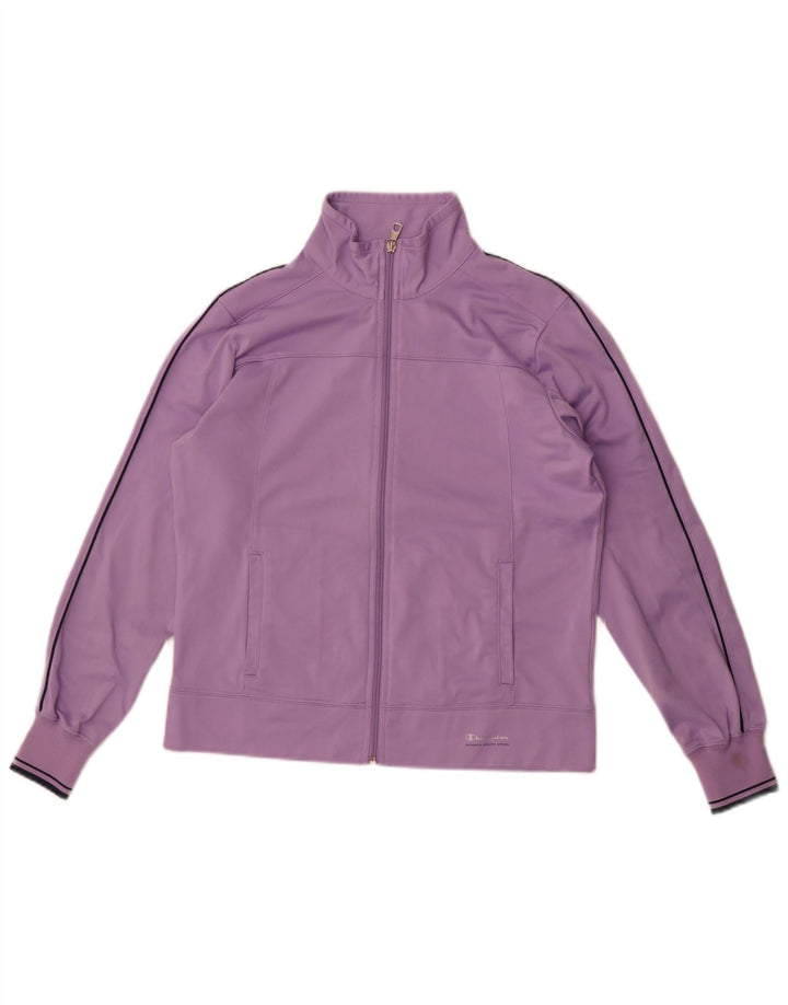 Champion Womens Easy Fit Oversized træningsdragt Topjakke UK 10 Lille Lilla