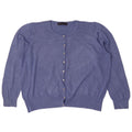 Marks & Spencer Dame Crop Cardigan Sweater UK 18 XL Blå