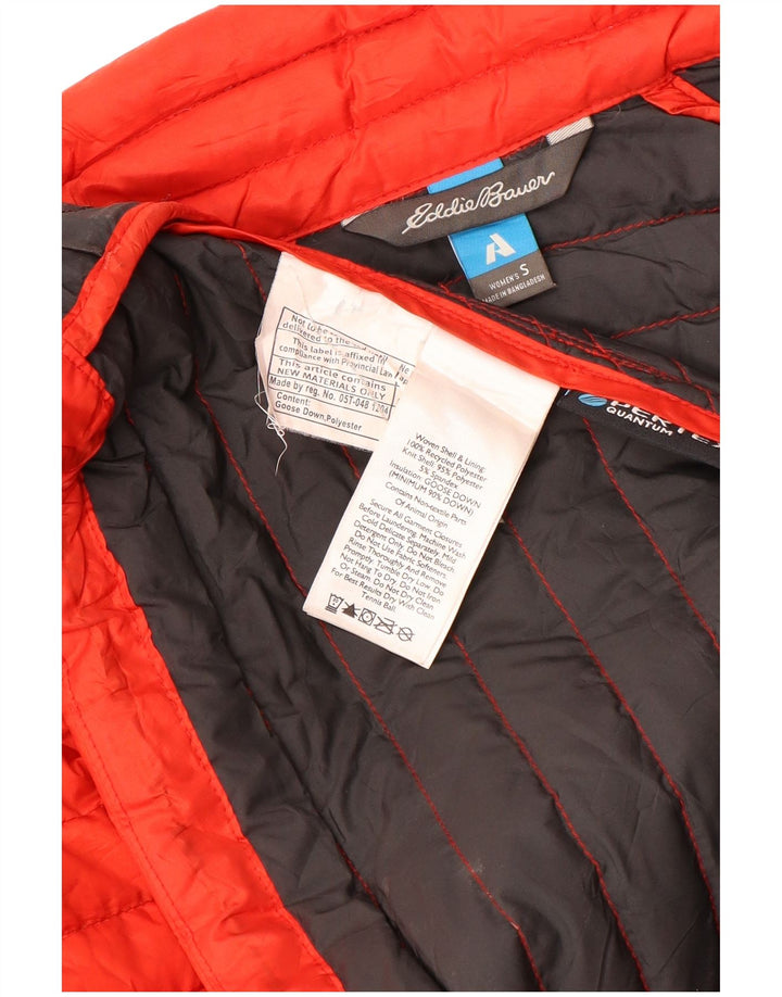 EDDIE BAUER Polstret jakke til kvinder UK 10 Lille rød polyester