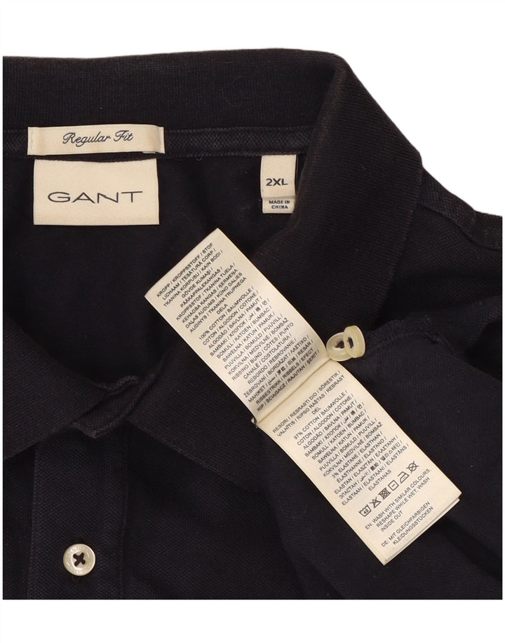 Gant Polo Shirt til mænd 2XL marineblå bomuld