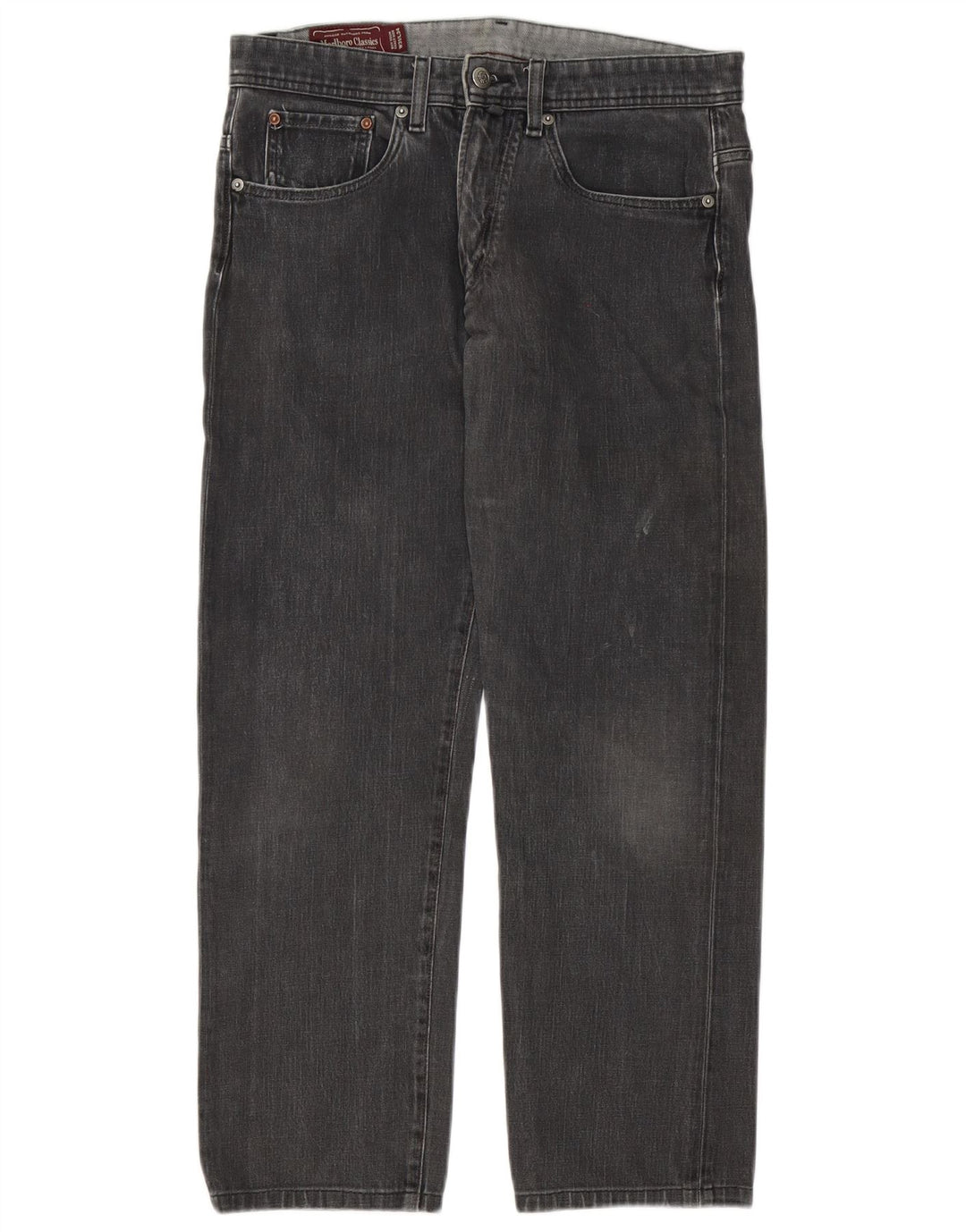 Marlboro Classics Herre løse jeans W31 L28 Grå bomuld