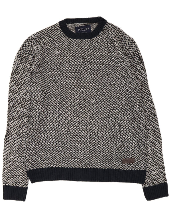 Joules Herre Crew Neck Jumper Sweater Medium Navy Blue Akryl